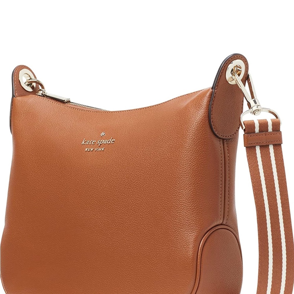 Kate Spade Rosie Crossbody Bag- Warm Beige/Gingerbread - Picture 6 of 11